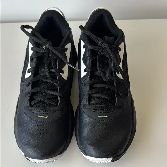 Under Armour Kids Black and White Sneakers - Picture 2 of 6